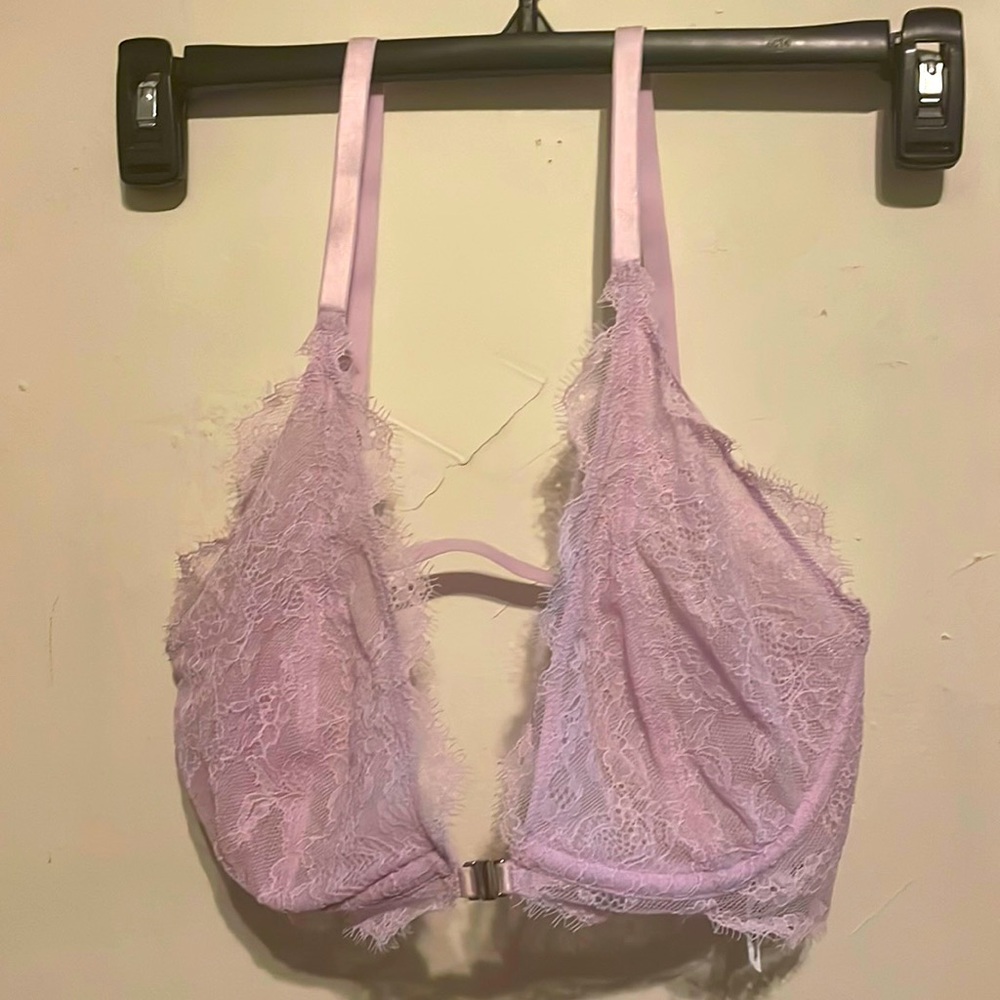 Free People Intimates lilac purple lace bra 38D